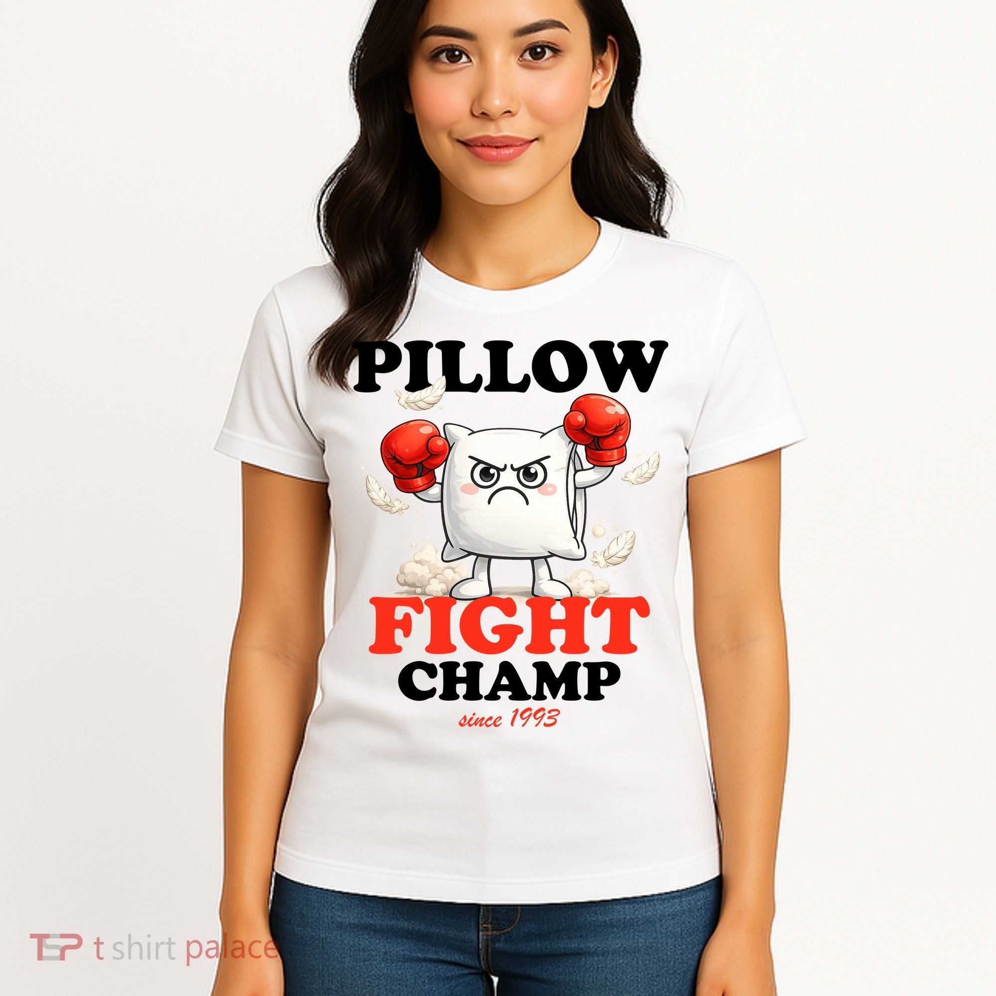 Pillow Fight Champ Women's T-Shirt
