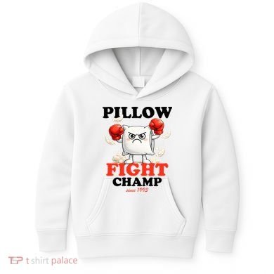Pillow Fight Champ Kids Hoodie