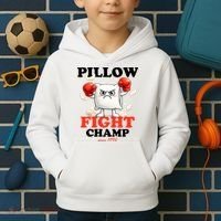 Pillow Fight Champ Kids Hoodie thumb 2