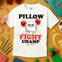 Pillow Fight Champ Kids T-Shirt thumb 3
