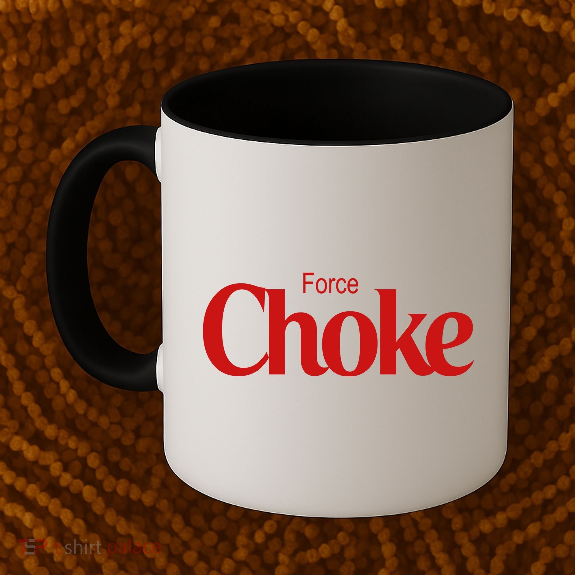 Psychic Force Choke Funny Scifi Logo Parody Coffee Mug