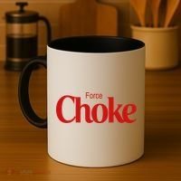 Psychic Force Choke Funny Scifi Logo Parody Coffee Mug thumb 4