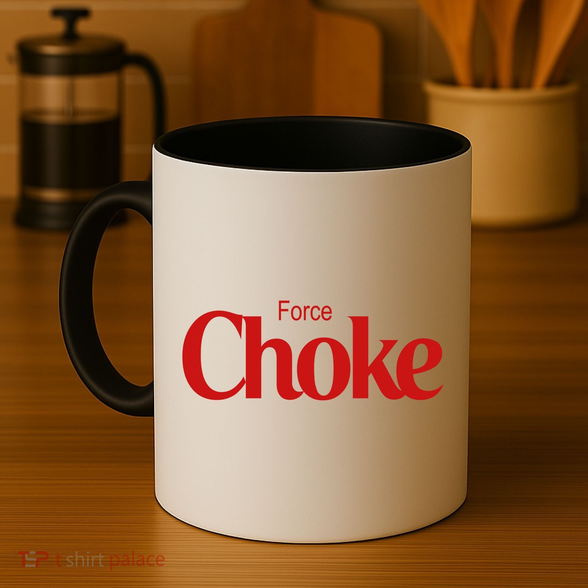 Psychic Force Choke Funny Scifi Logo Parody Coffee Mug