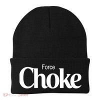 Psychic Force Choke Funny Scifi Logo Parody Beanie thumb 0