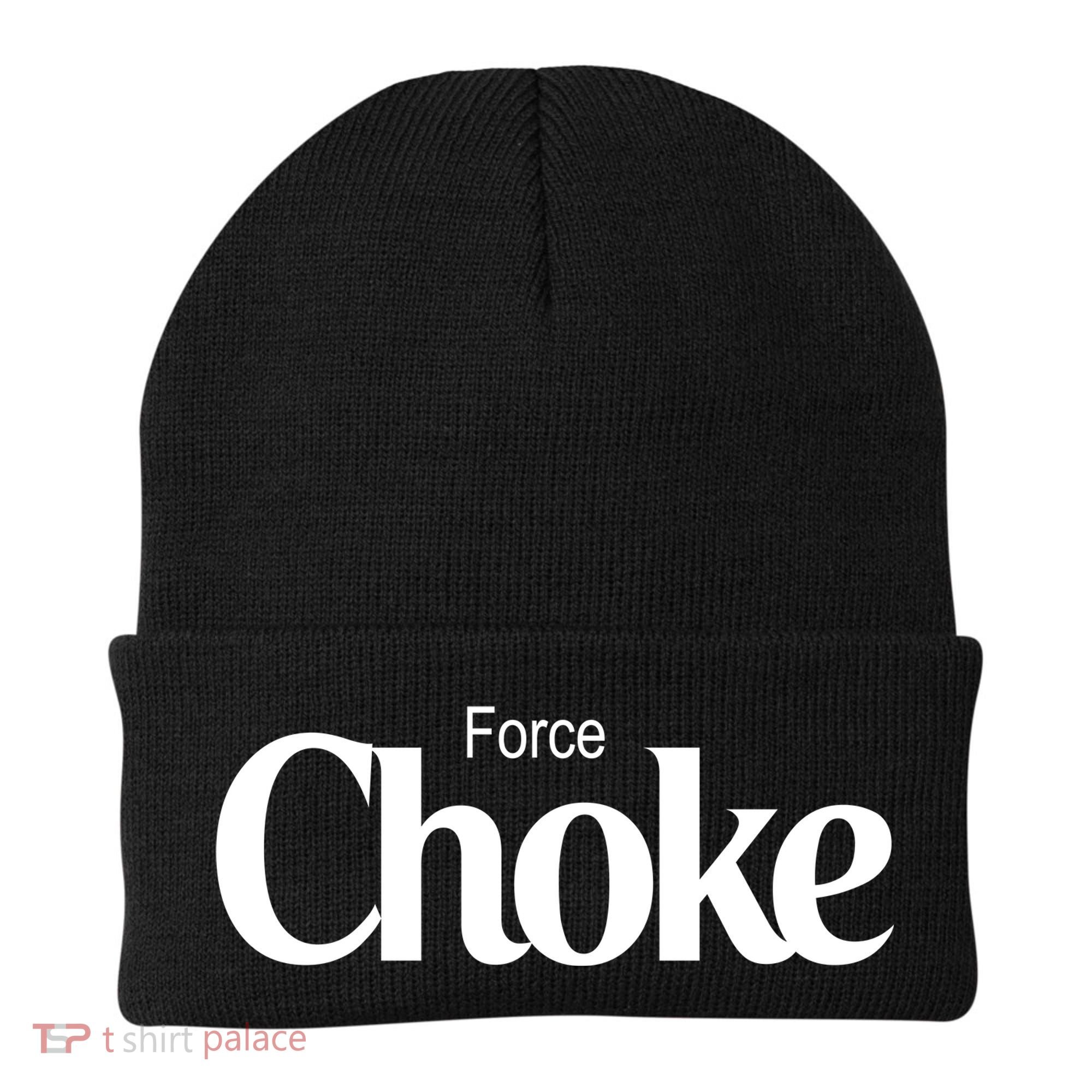 Psychic Force Choke Funny Scifi Logo Parody Beanie