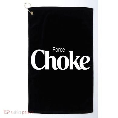 Psychic Force Choke Funny Scifi Logo Parody Golf Towel