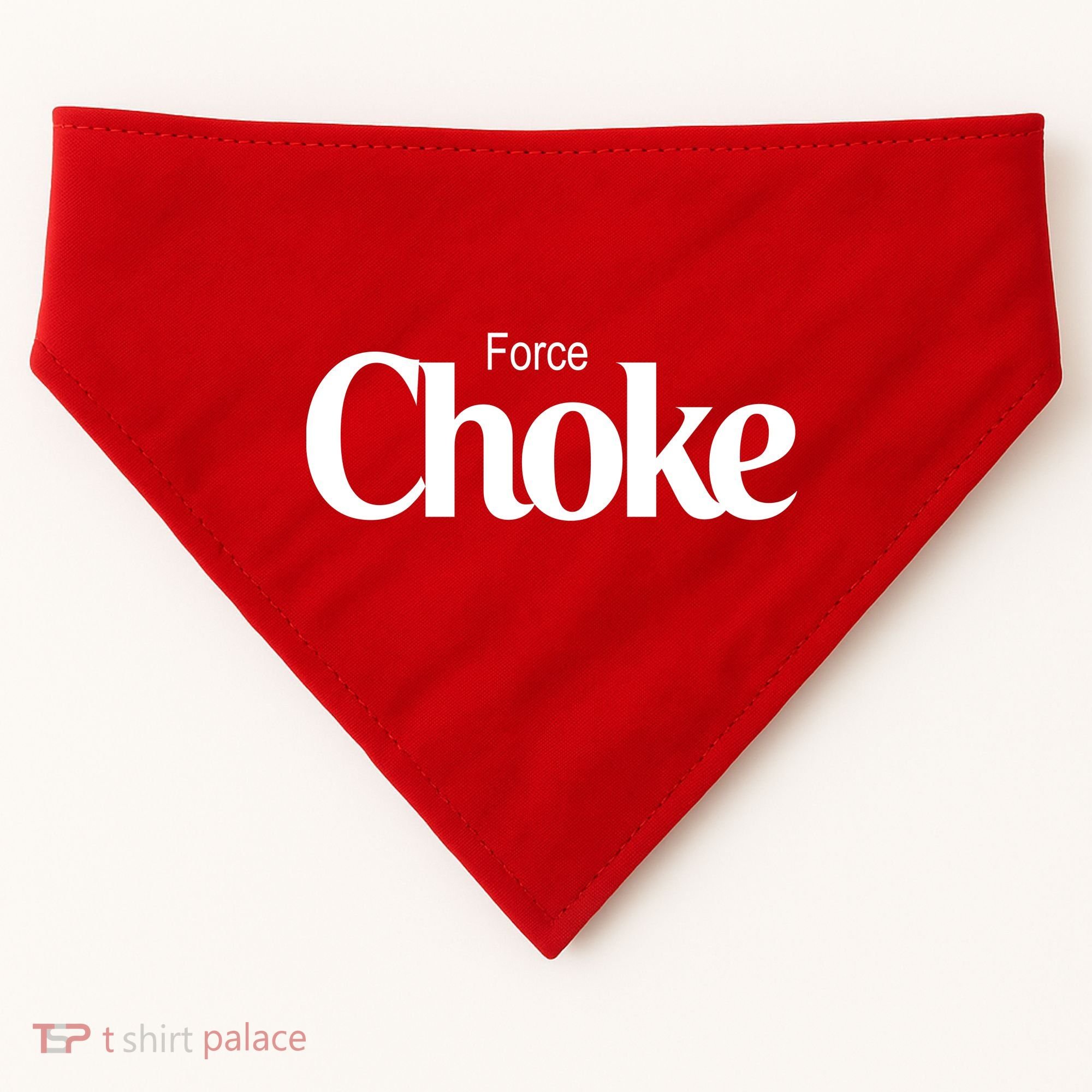 Psychic Force Choke Funny Scifi Logo Parody USA-Made Doggie Bandana
