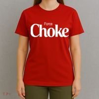 Psychic Force Choke Funny Scifi Logo Parody T-Shirt thumb 4
