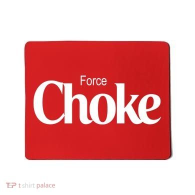 Psychic Force Choke Funny Scifi Logo Parody Mousepad