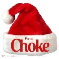 Psychic Force Choke Funny Scifi Logo Parody Santa Hat thumb 0