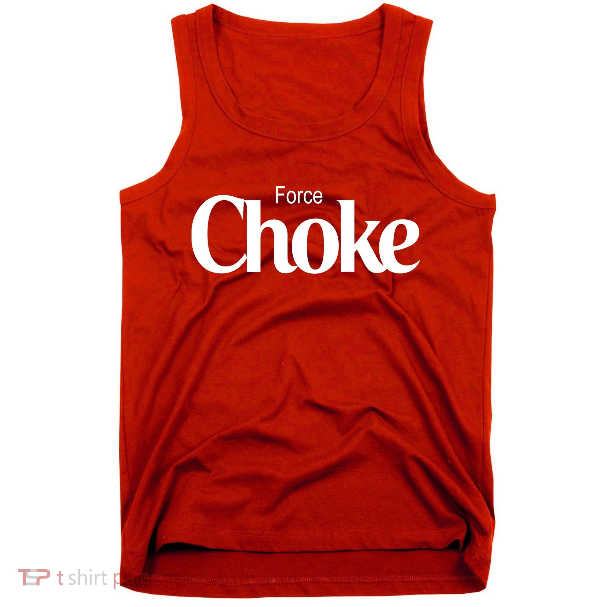 Psychic Force Choke Funny Scifi Logo Parody Tank Top