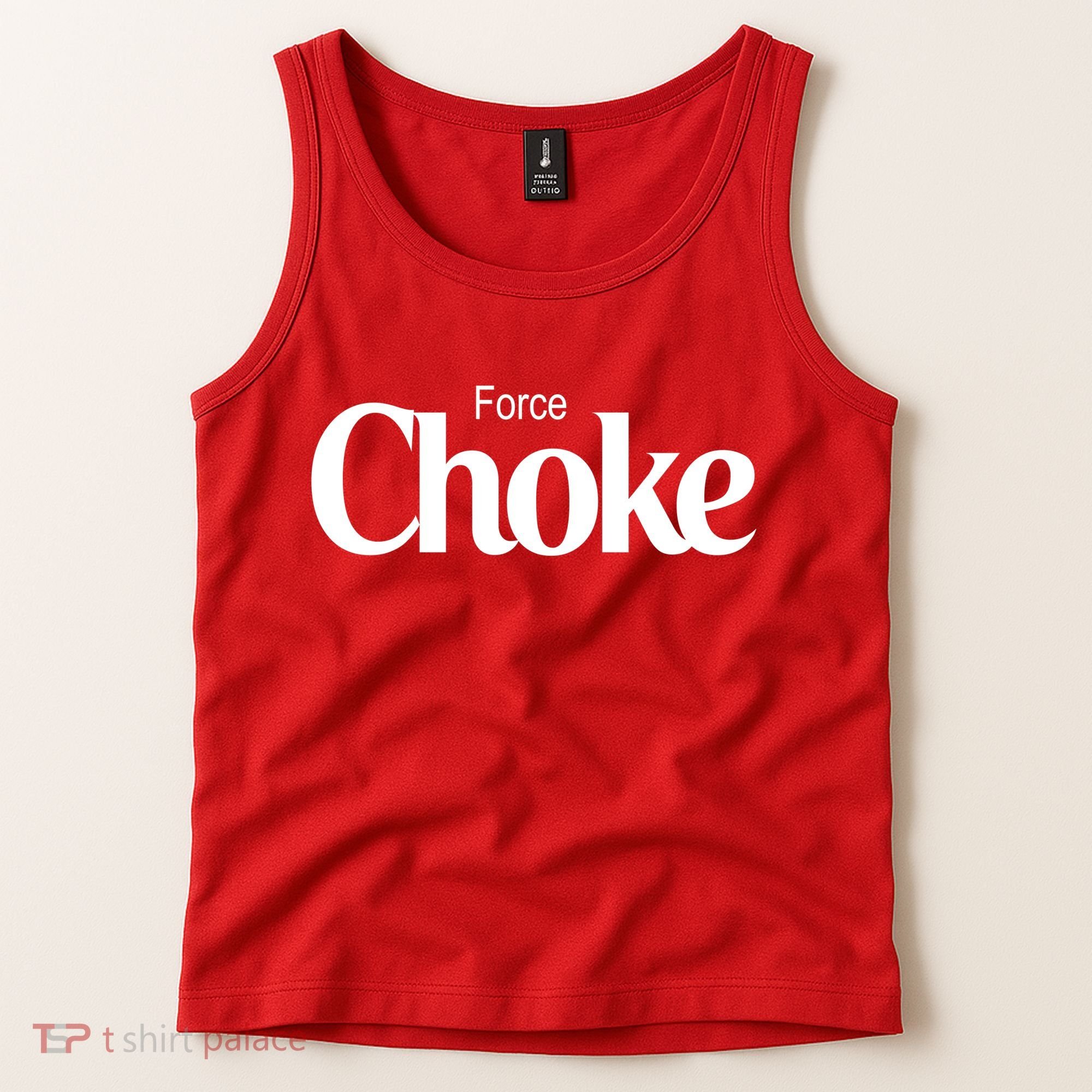 Psychic Force Choke Funny Scifi Logo Parody Tank Top