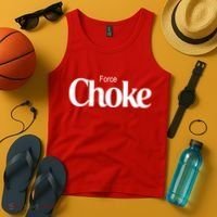 Psychic Force Choke Funny Scifi Logo Parody Tank Top thumb 4