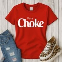 Psychic Force Choke Funny Scifi Logo Parody Women's T-Shirt thumb 3