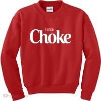 Psychic Force Choke Funny Scifi Logo Parody Kids Sweatshirt thumb 0