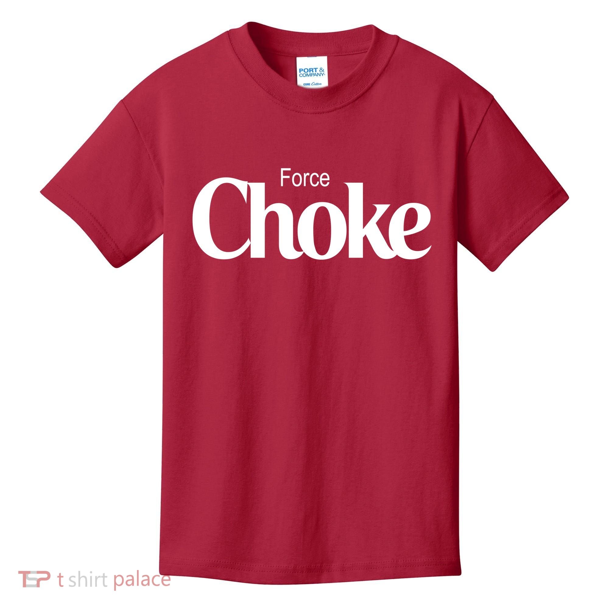 Psychic Force Choke Funny Scifi Logo Parody Kids T-Shirt