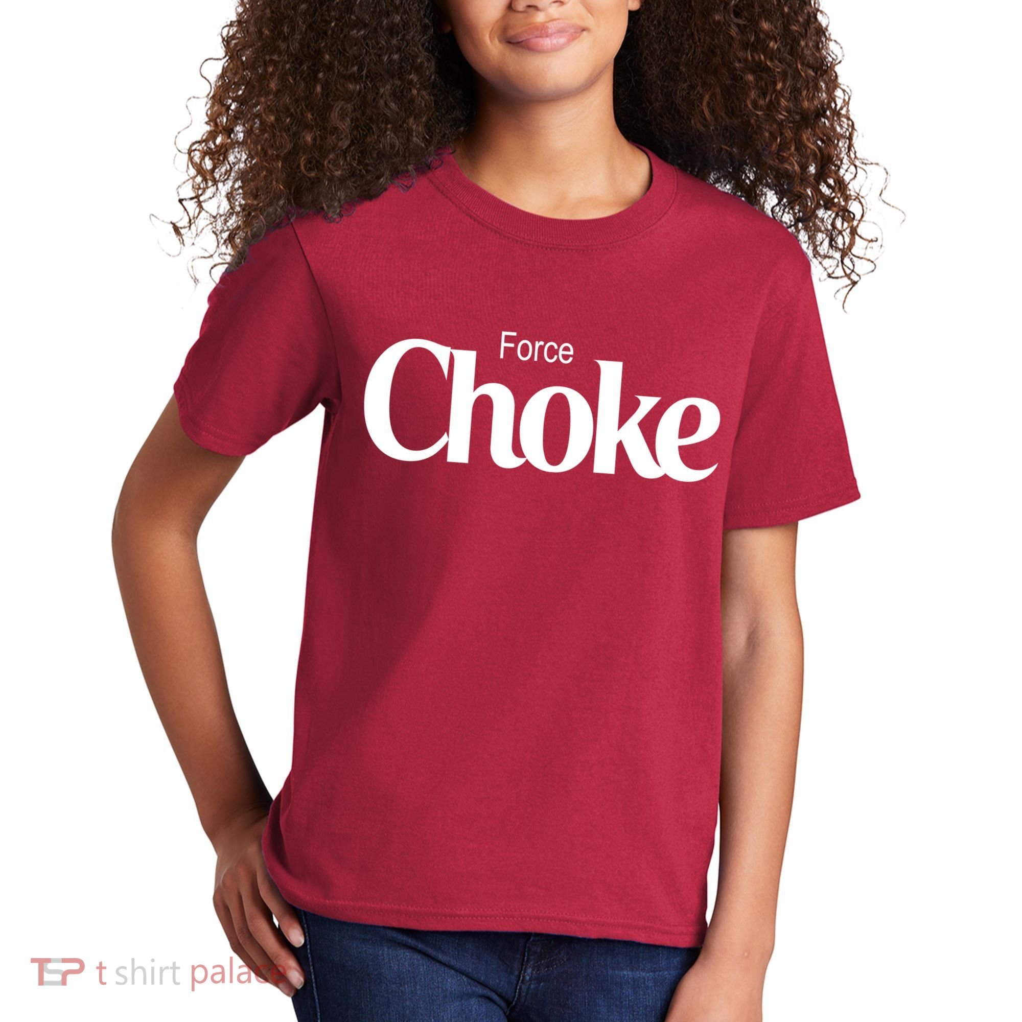 Psychic Force Choke Funny Scifi Logo Parody Kids T-Shirt