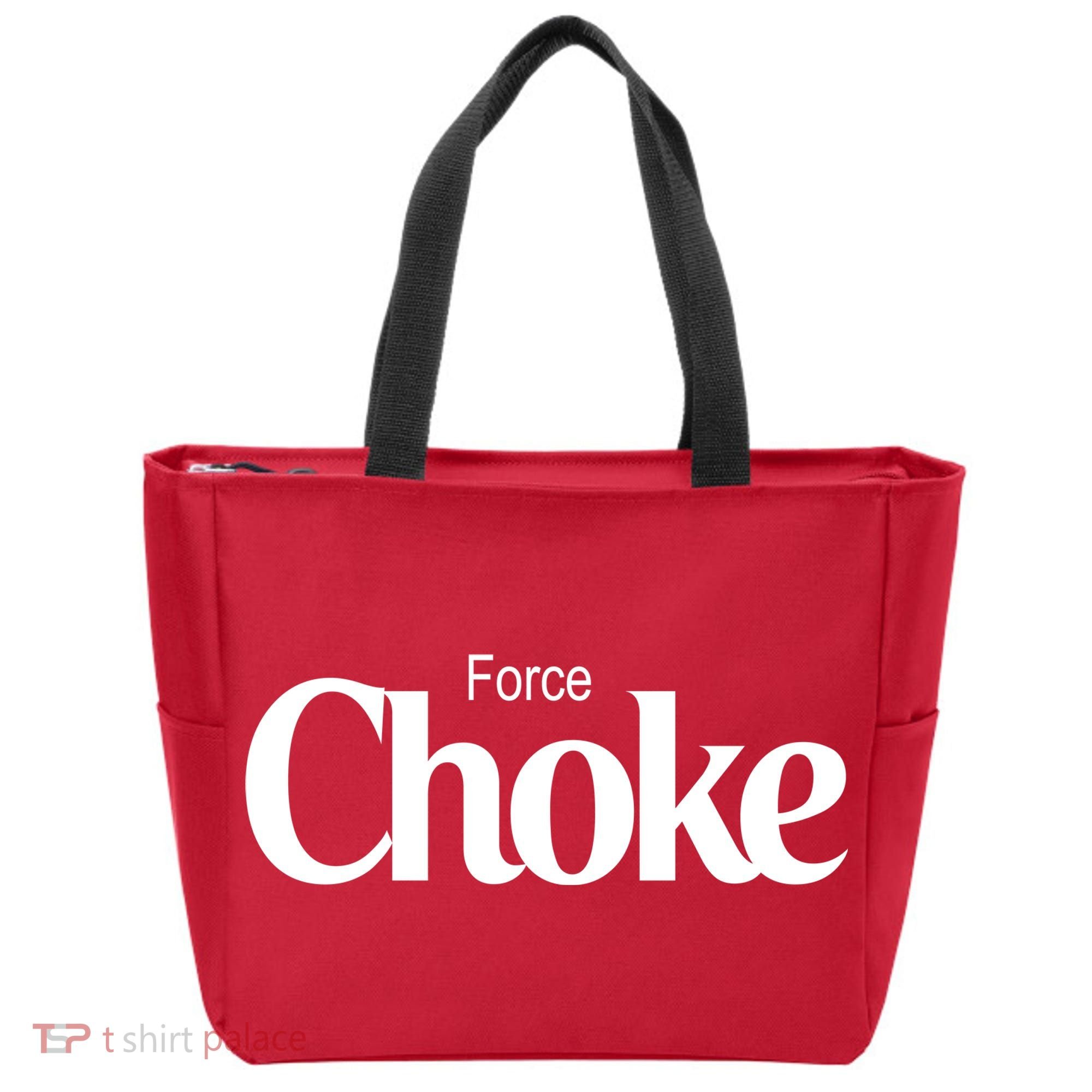 Psychic Force Choke Funny Scifi Logo Parody Tote Bag
