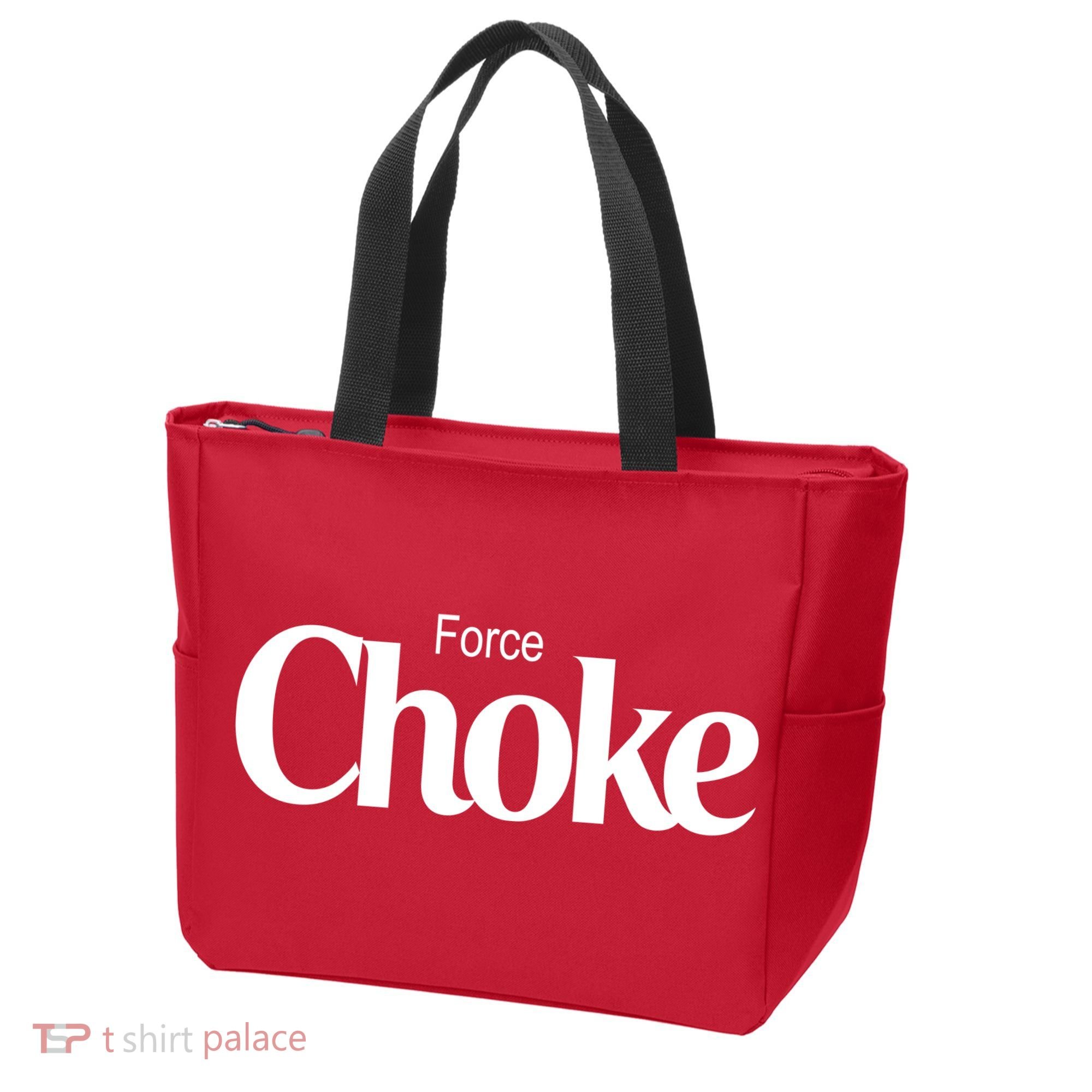 Psychic Force Choke Funny Scifi Logo Parody Tote Bag