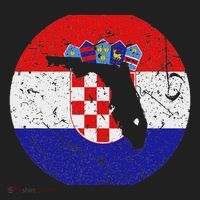 Proud Floridian Croatian From Florida Croatia Home Pride Beanie thumb 2