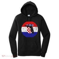Proud Floridian Croatian From Florida Croatia Home Pride Women's Hoodie thumb 0