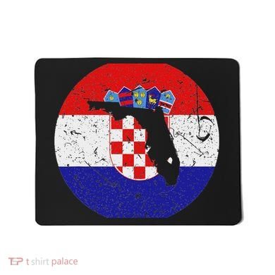Proud Floridian Croatian From Florida Croatia Home Pride Mousepad