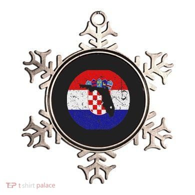 Proud Floridian Croatian From Florida Croatia Home Pride Ornament