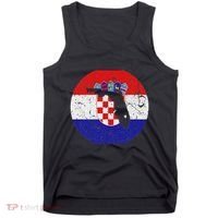 Proud Floridian Croatian From Florida Croatia Home Pride Tank Top thumb 0