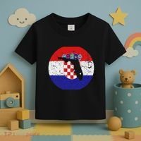 Proud Floridian Croatian From Florida Croatia Home Pride Toddler T-Shirt thumb 3