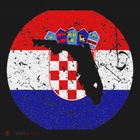 Proud Floridian Croatian From Florida Croatia Home Pride Women's Long Sleeve Shirt thumb 2