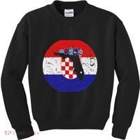 Proud Floridian Croatian From Florida Croatia Home Pride Kids Sweatshirt thumb 0