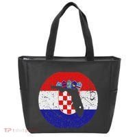 Proud Floridian Croatian From Florida Croatia Home Pride Tote Bag thumb 0