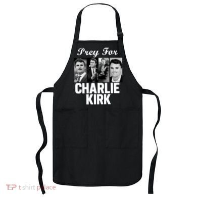 Pray For Charlie Kirk Tribute Support Apron