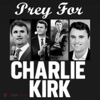 Pray For Charlie Kirk Tribute Support Apron thumb 3
