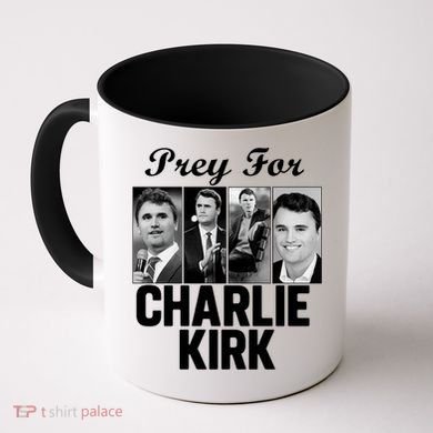 Pray For Charlie Kirk Tribute Support Coffee Mug