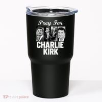 Pray For Charlie Kirk Tribute Support Tumbler thumb 0