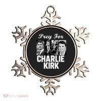 Pray For Charlie Kirk Tribute Support Ornament thumb 0