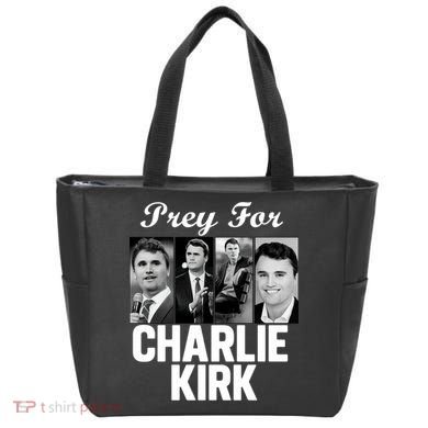 Pray For Charlie Kirk Tribute Support Tote Bag