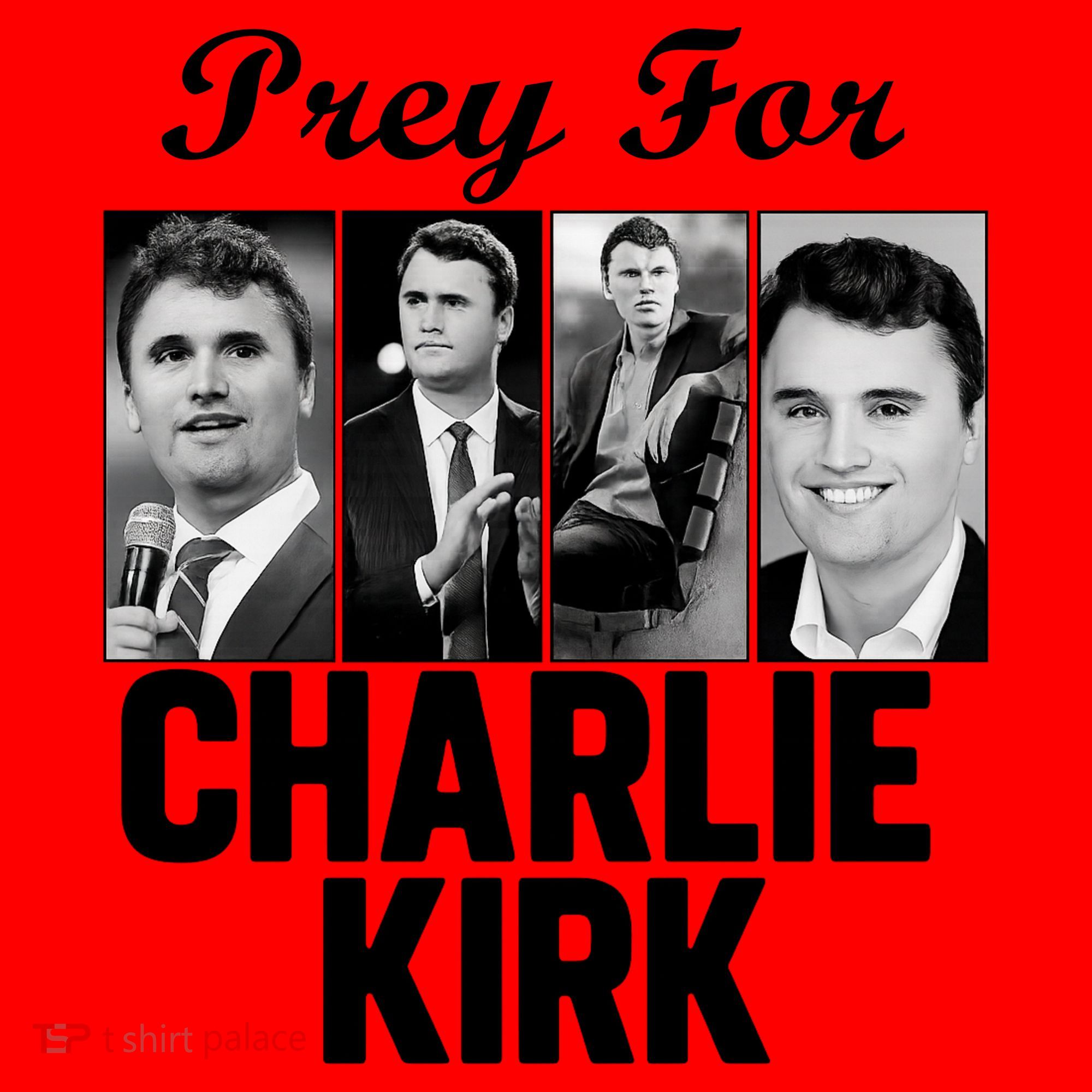 Pray For Charlie Kirk Tribute Support Santa Hat