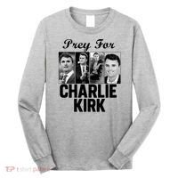 Pray For Charlie Kirk Tribute Support Long Sleeve Shirt thumb 0