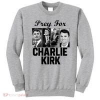Pray For Charlie Kirk Tribute Support Sweatshirt thumb 0