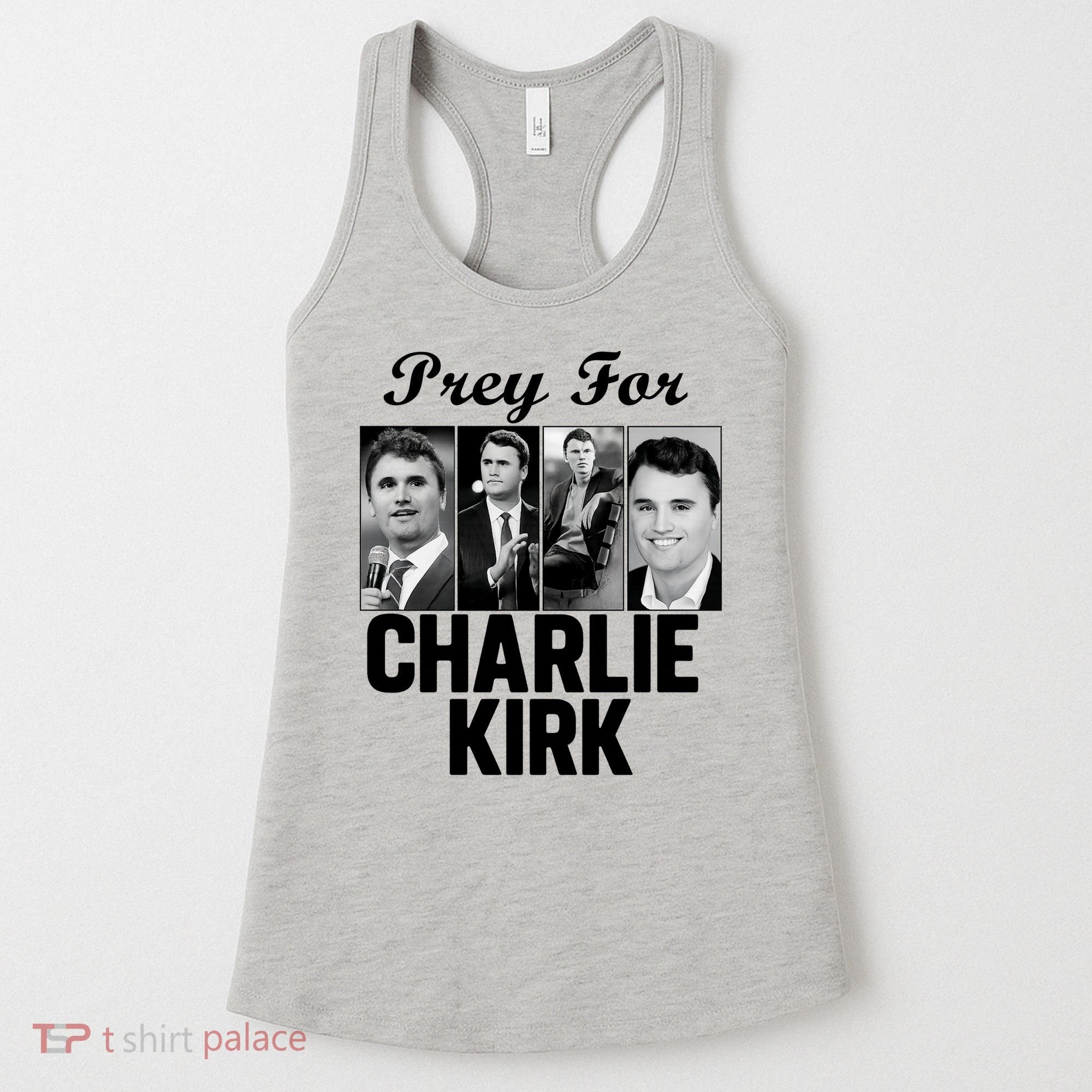 Pray For Charlie Kirk Tribute Support Women's Tank Top