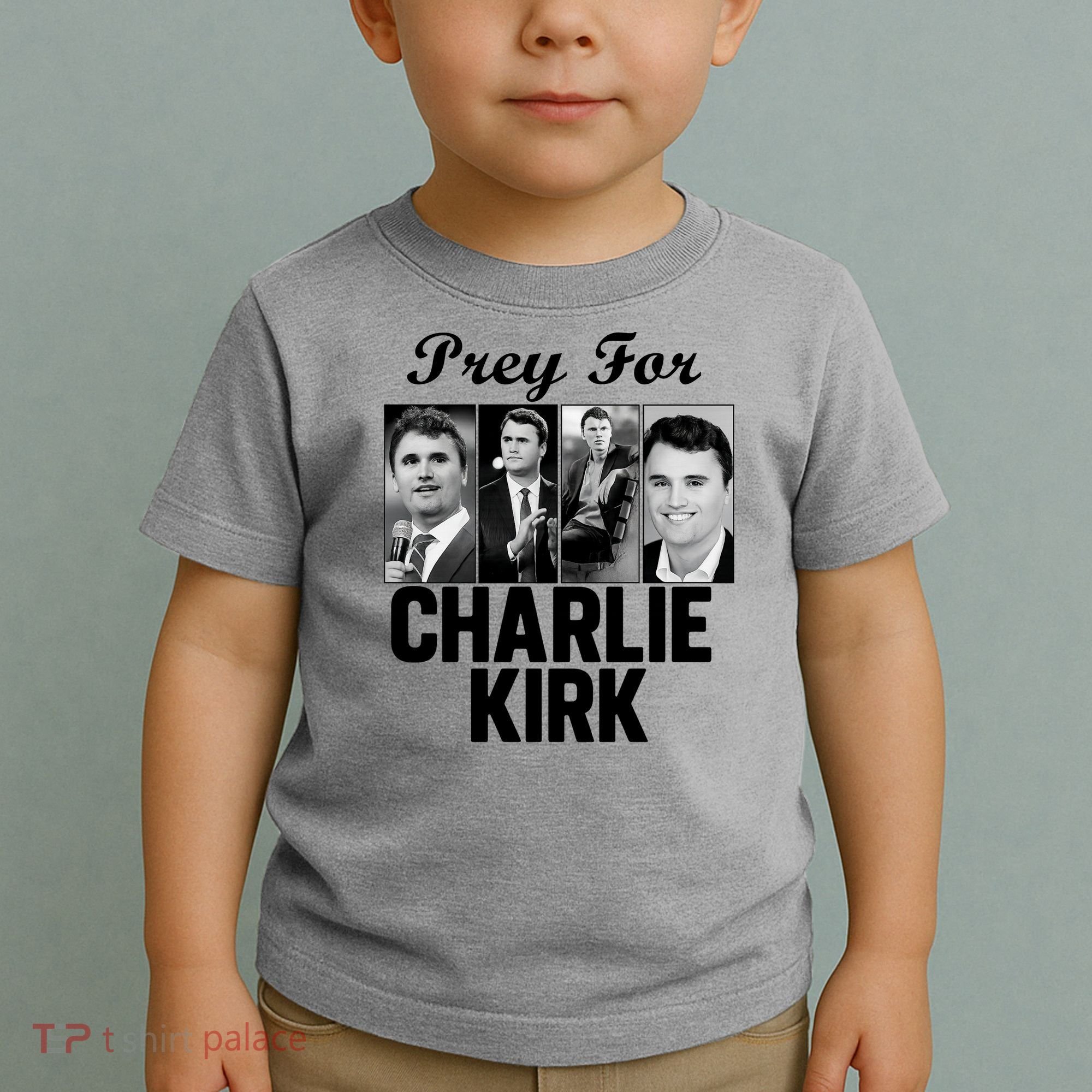 Pray For Charlie Kirk Tribute Support Toddler T-Shirt