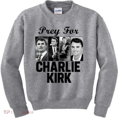 Pray For Charlie Kirk Tribute Support Kids Sweatshirt