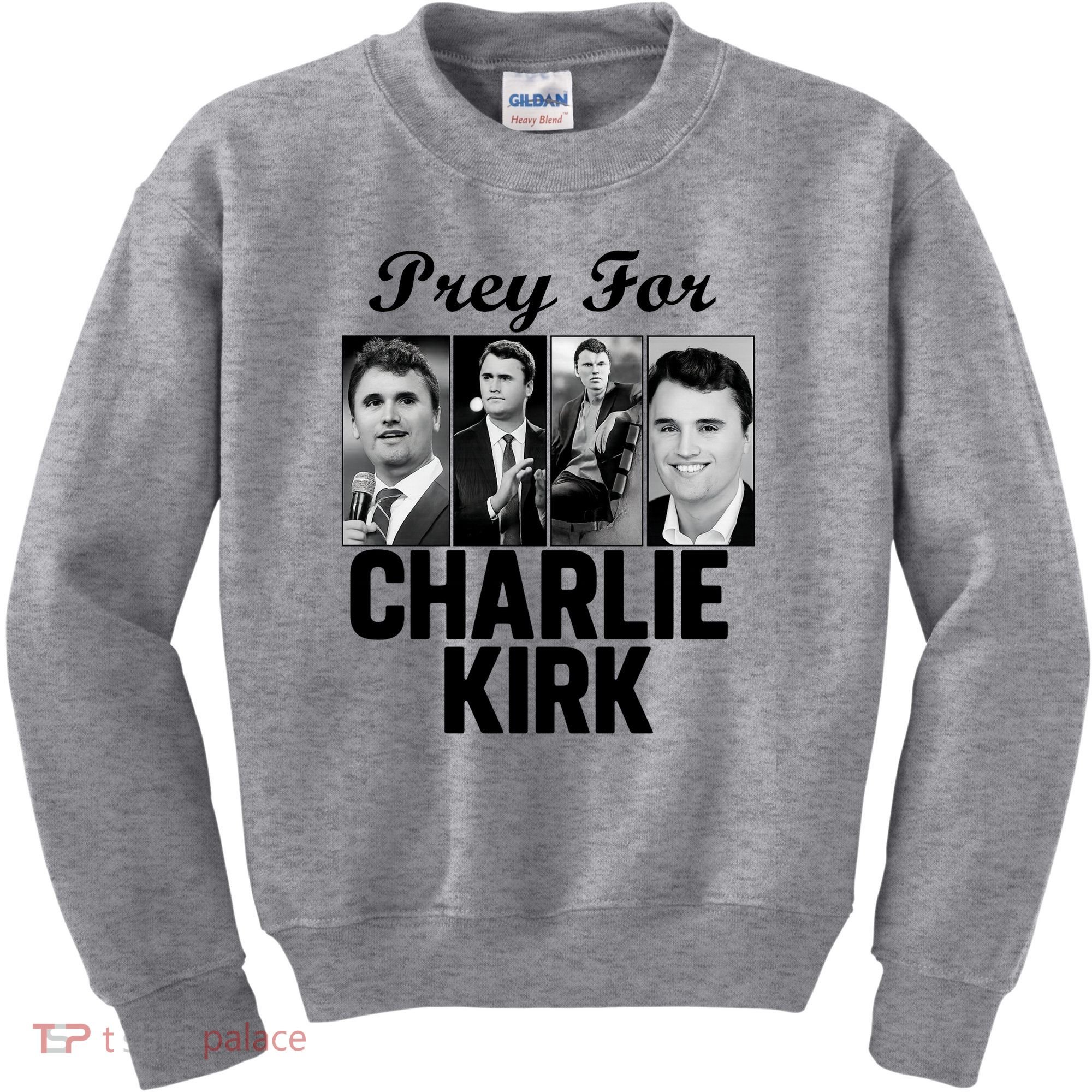 Pray For Charlie Kirk Tribute Support Kids Sweatshirt