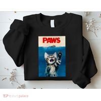 Paws Funny Cat Parody Cat Lover Gift Kitten Shark Mouse Meow Sweatshirt thumb 2