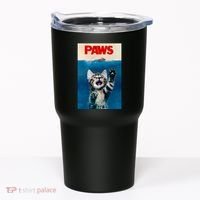 Paws Funny Cat Parody Cat Lover Gift Kitten Shark Mouse Meow Tumbler thumb 0