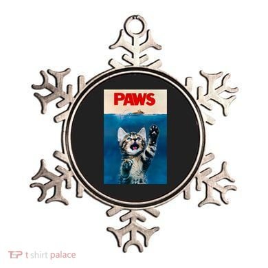 Paws Funny Cat Parody Cat Lover Gift Kitten Shark Mouse Meow Ornament