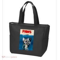 Paws Funny Cat Parody Cat Lover Gift Kitten Shark Mouse Meow Tote Bag thumb 3