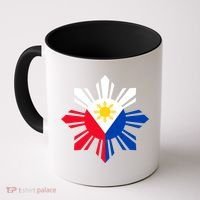 Philippine Flag Cool Gift Pinoy Flag Filipino Funny Gift Pinoy Sun Coffee Mug thumb 0